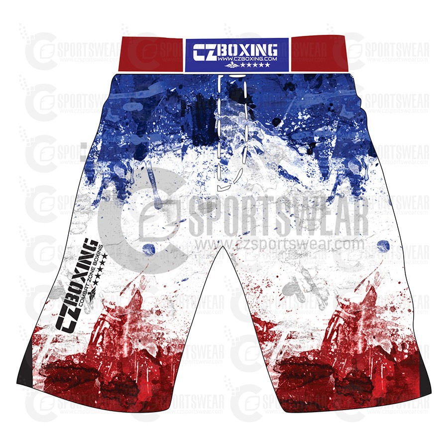France Flag MMA Grappling Shorts Supplier Strasbourg France