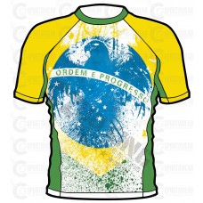 Brazilian Flag MMA Rash Guard